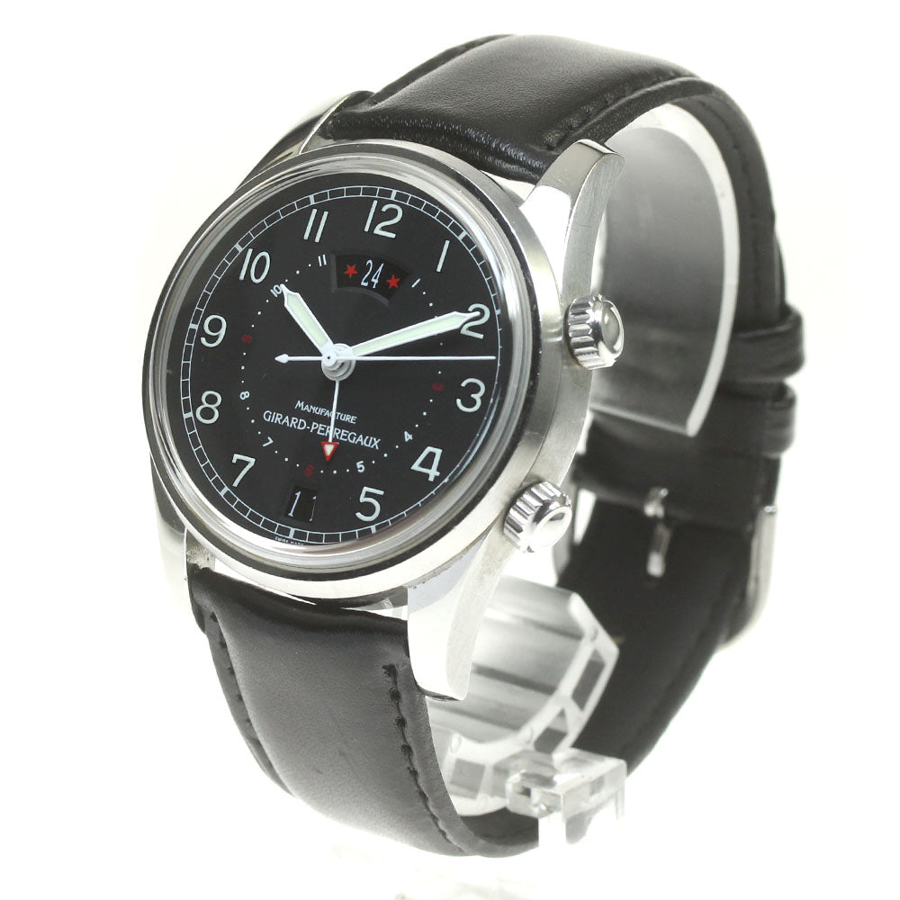 GIRARD PERREGAUX Traveler II 4940 GMT black Dial Automatic Men's Watch_839558