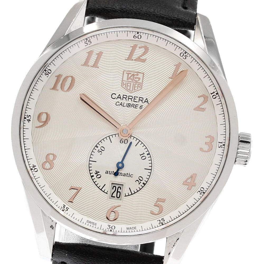 TAG HEUER Carrera Heritage WAS2112 Caliber 6 Silver Dial Automatic Men's_839581