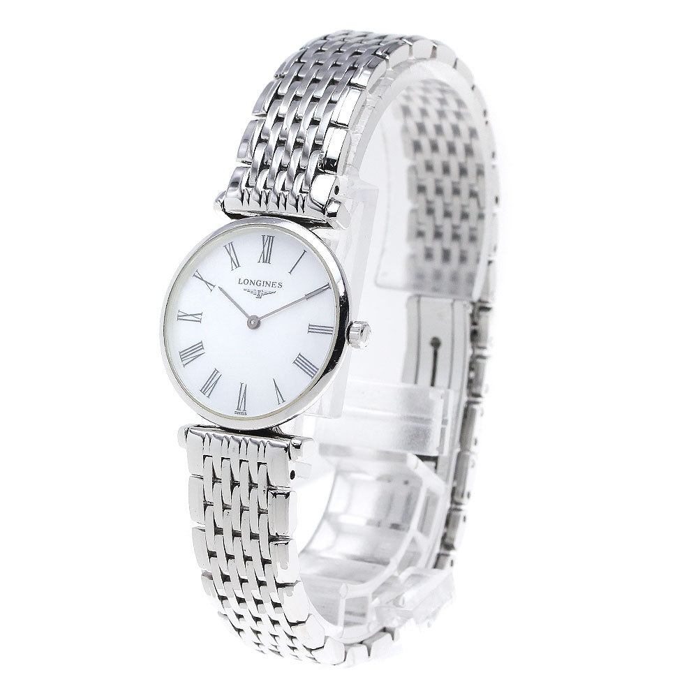 LONGINES Grand classic L4.209.4 White shell Dial Quartz Ladies Watch_839616
