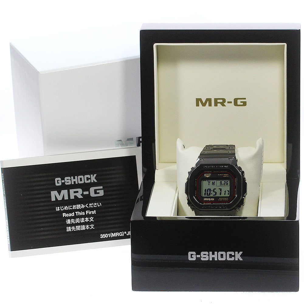 CASIO G-SHOCK MR-G MRG-B5000B-1JR Solar Powered Radio Men's Watch_839618