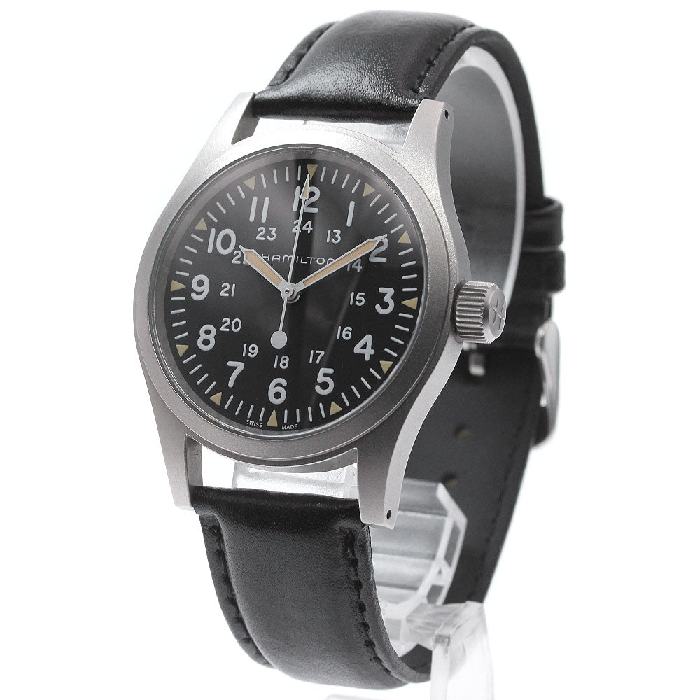 HAMILTON Khaki field mecha H694390 black Dial Hand Winding Men's Watch_839622