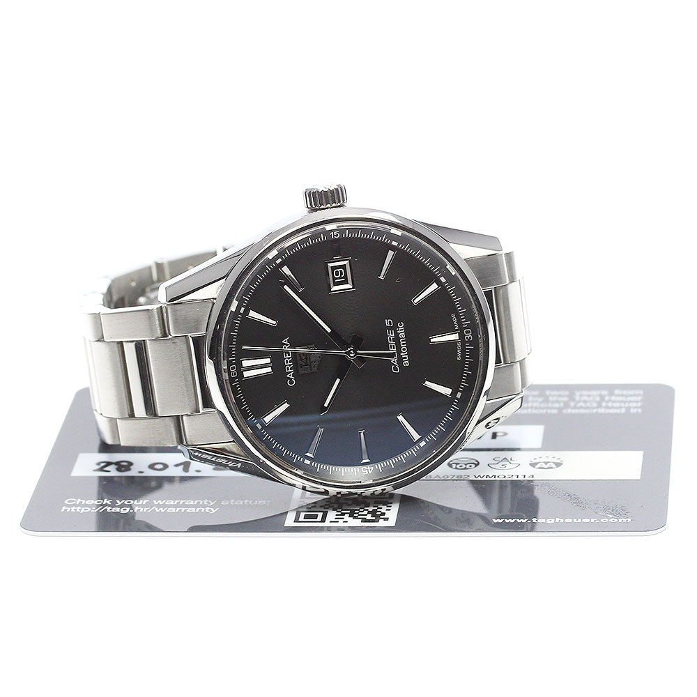 TAG HEUER Carrera WAR211A-2 Caliber 5 black Dial Automatic Men's Watch_839637
