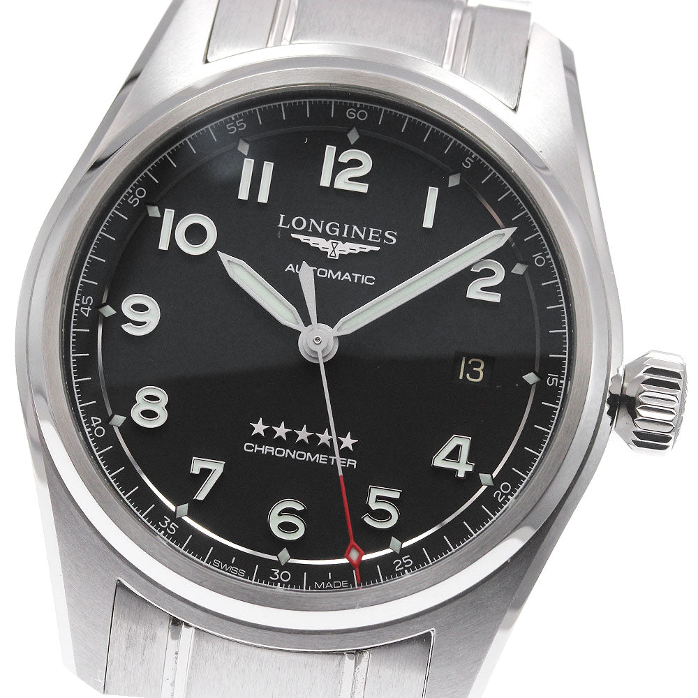 LONGINES Spirit 40 L3.810.4 Date Black Dial Automatic Men's Watch_839642
