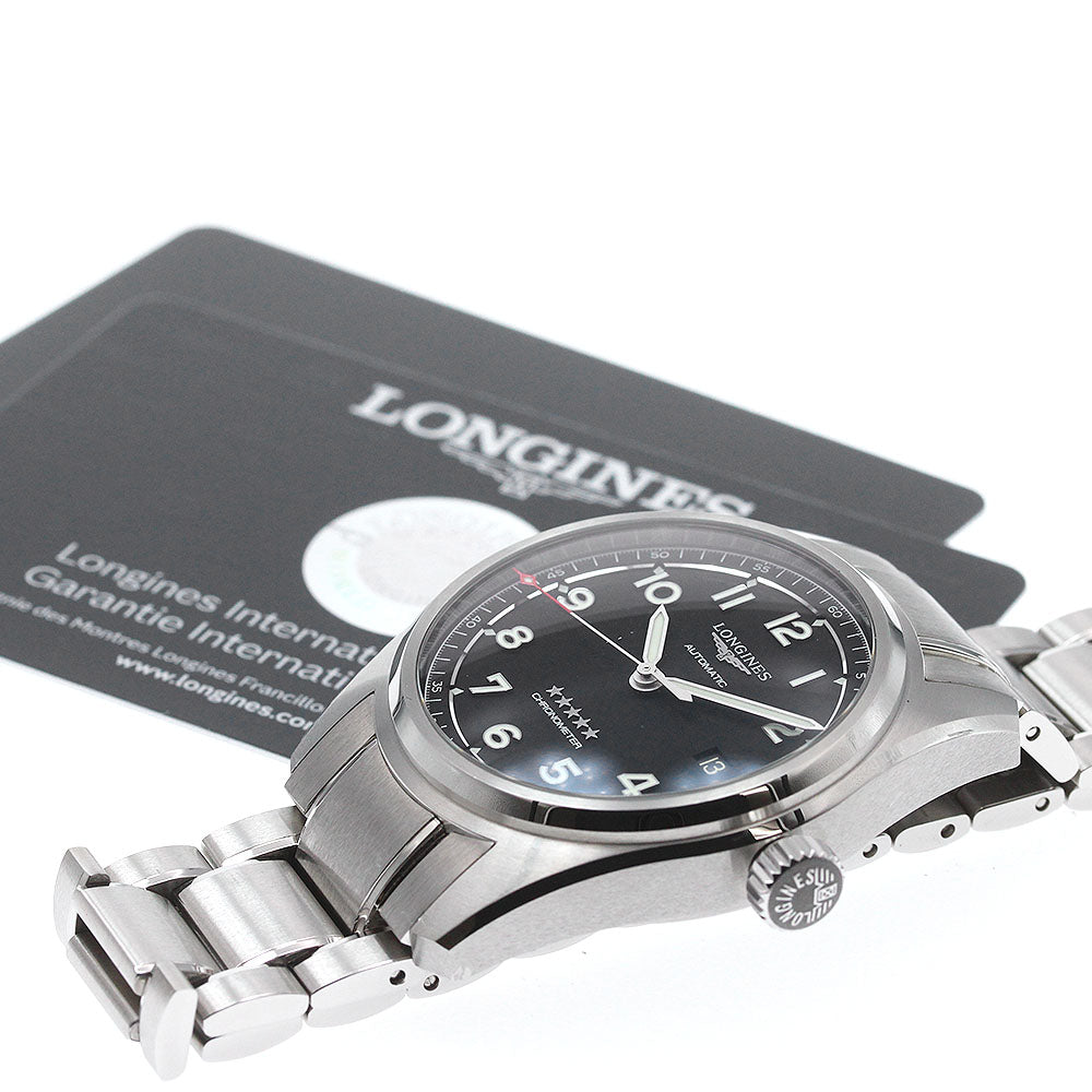 LONGINES Spirit 40 L3.810.4 Date Black Dial Automatic Men's Watch_839642