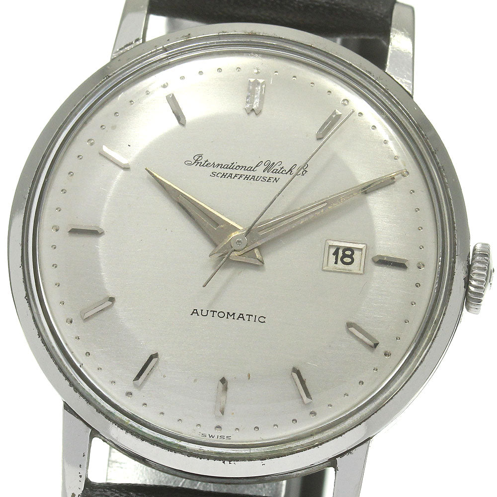 IWC SCHAFFHAUSEN Date Cal.8531 Vintage Silver Dial Automatic Men's Watch_839656