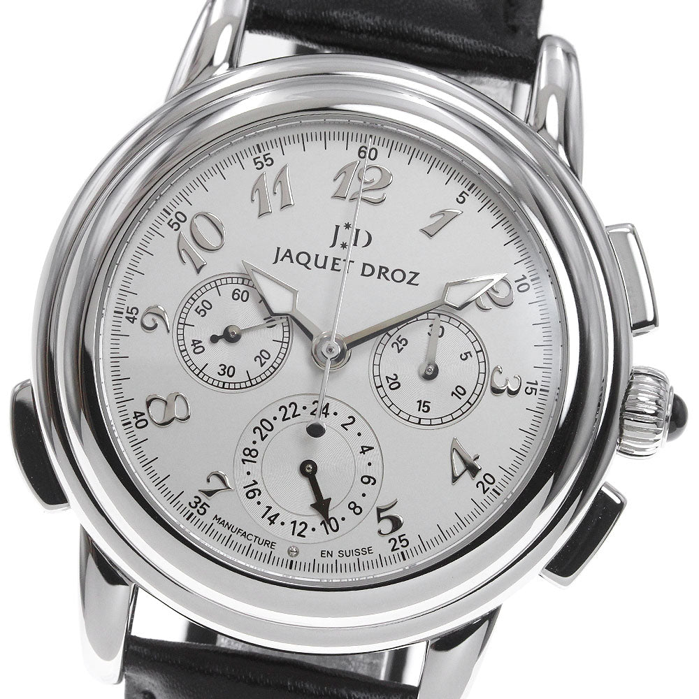 JAQUET DROZ El Prado Chronograph Silver Dial Hand Winding Men's Watch_839666