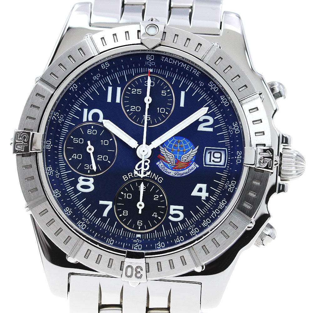 BREITLING Chronomat A13353 Blue Impulse Limited to 500 AT Men's Watch_839682