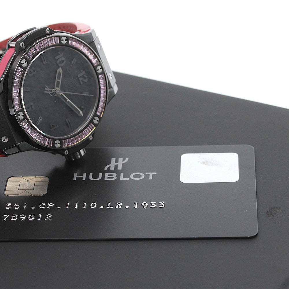 HUBLOT Big Bang Tutti Frutti 361.CP.1110.LR.1933 Diamond Bezel black Dial Quartz Ladies Watch_839689
