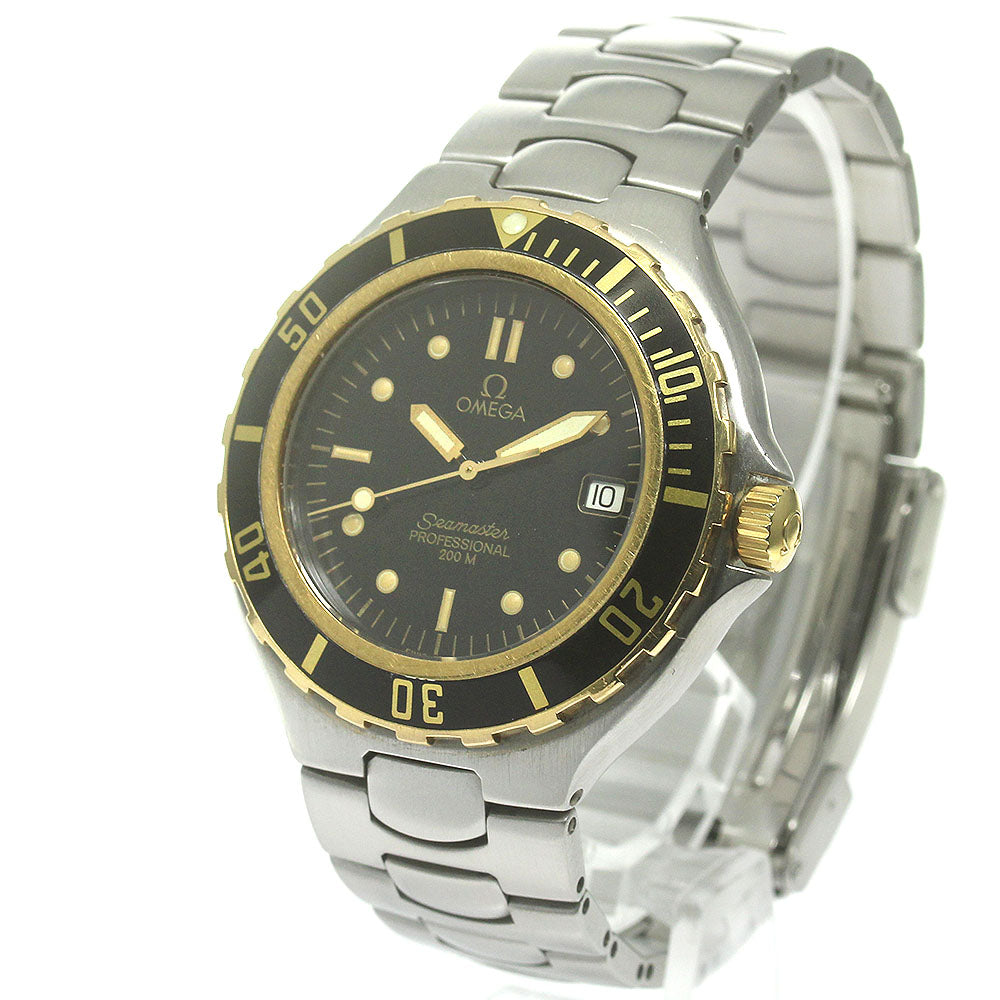 OMEGA Seamaster200 Date black Dial Quartz Men's Watch_839701
