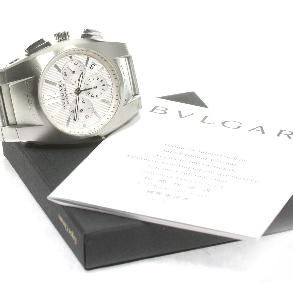 BVLGARI Elgon EG40SCH Chronograph Silver Dial Automatic Men's Watch_839731