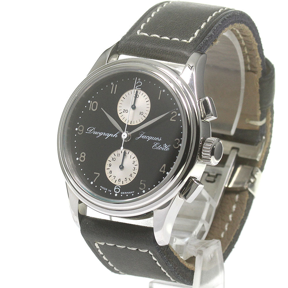 JACQUES ETOILE Chronograph Black / Silver Dial Automatic Men's Watch_839747