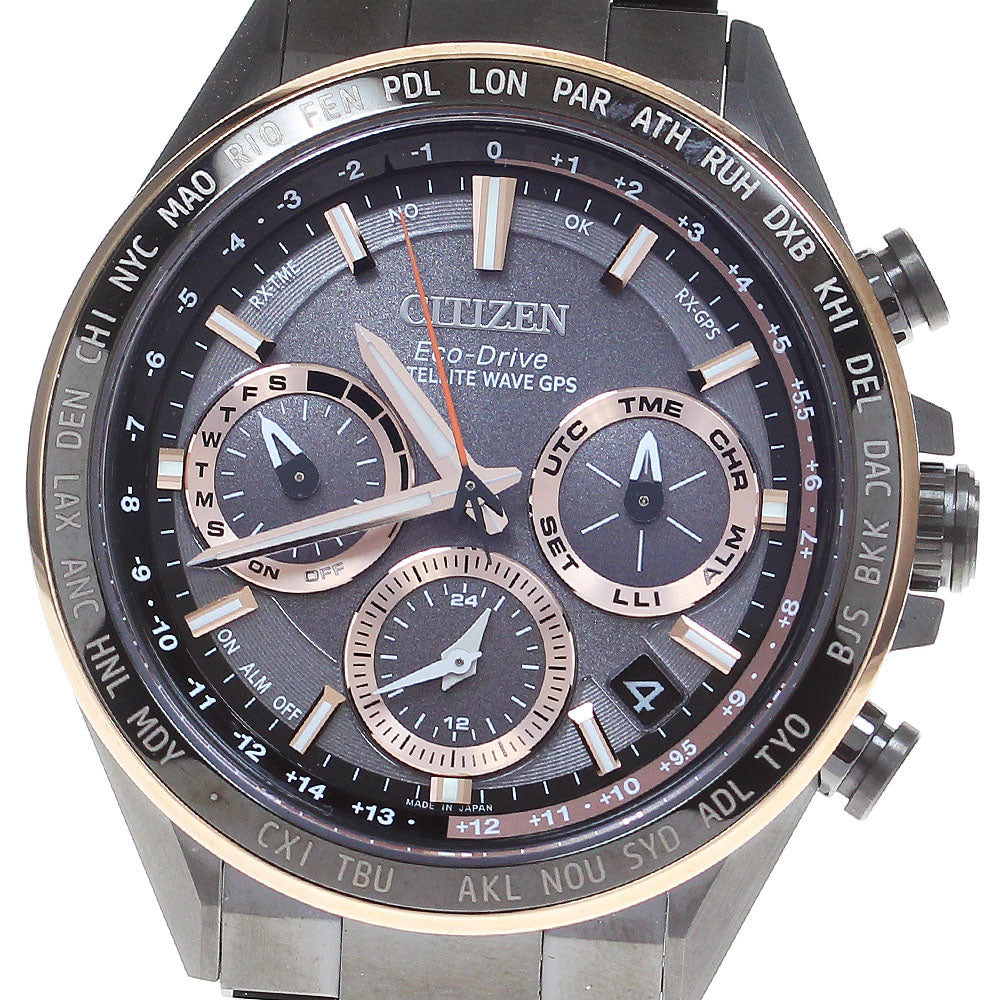 CITIZEN ATESA Act Line Satellite Wave F950-T027318 Solar Powered Radio_839756