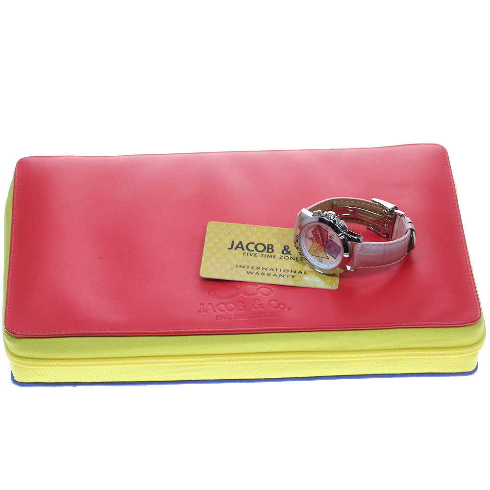 JACOB&CO Chronograph Date White shell Dial Quartz Ladies Watch_839776