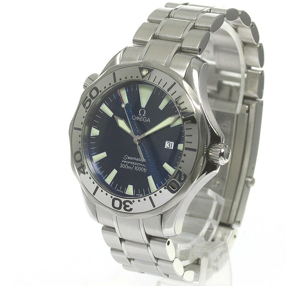 OMEGA Seamaster300 Professional 2265.80 Date blue Dial Quartz Men's Watch_839779