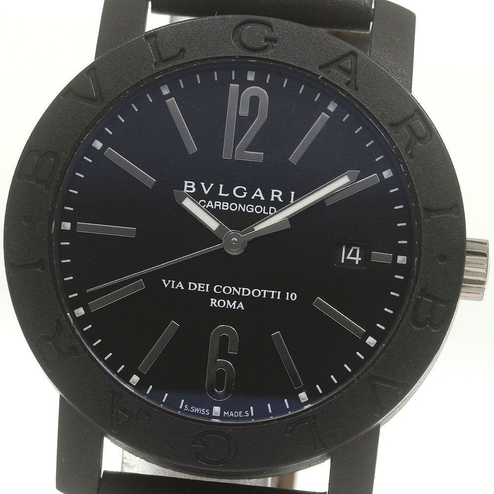 BVLGARI BVLGARIBVLGARI Carbon Gold BB40CL black Dial Automatic Men's_839827