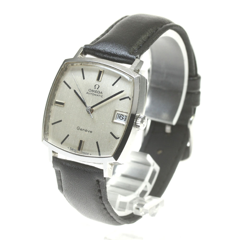 OMEGA Geneve 162.010 Date Square Cal.565 Silver Dial Automatic Men's_839850