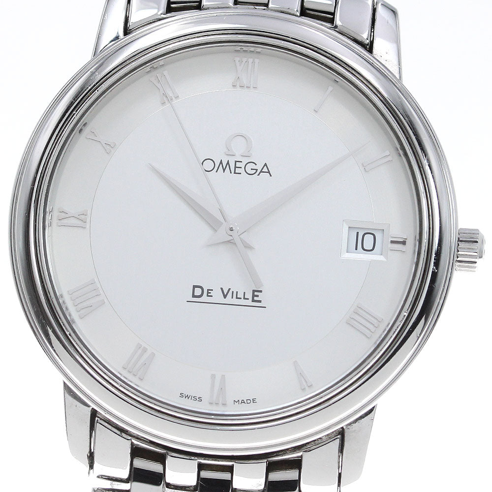 OMEGA De Ville Prestige 4510.33 Date Silver Dial Quartz Men's Watch_839871