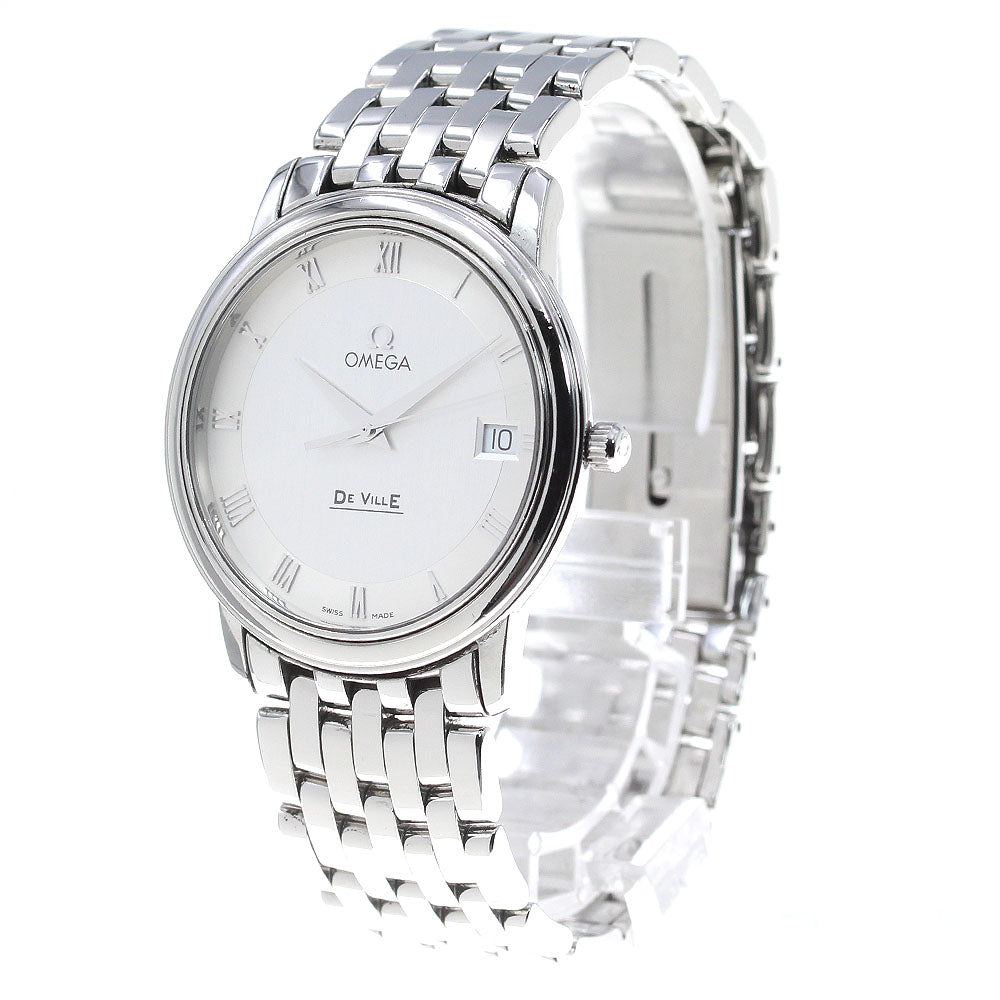 OMEGA De Ville Prestige 4510.33 Date Silver Dial Quartz Men's Watch_839871