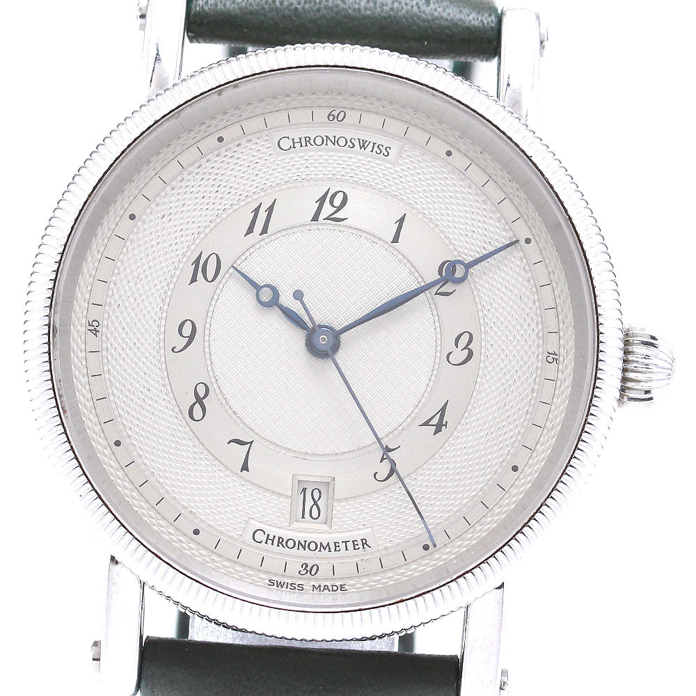 Chronoswiss Cairos CH2823 Date Silver Dial Automatic Men's Watch_839872