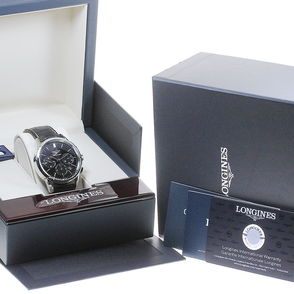 LONGINES Heritage L2.749.4 Chronograph black Dial Automatic Men's Watch_839884