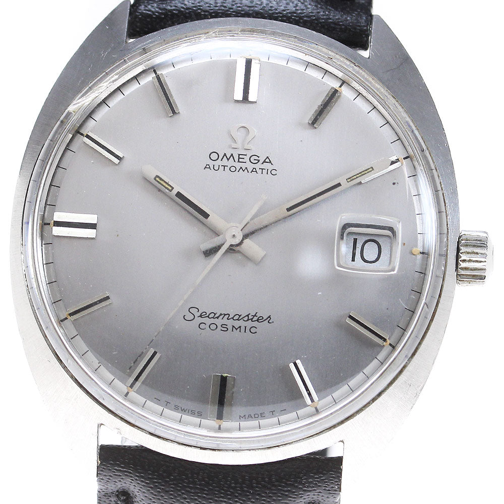 OMEGA Seamaster Cosmic 166026-T00L 107 Date Silver Dial Automatic Men's Watch_839898