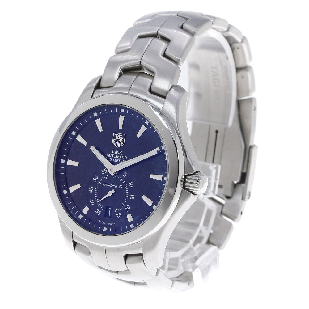 TAG HEUER Link Caliber 6 WJF211A Date black Dial Automatic Men's Watch_839914