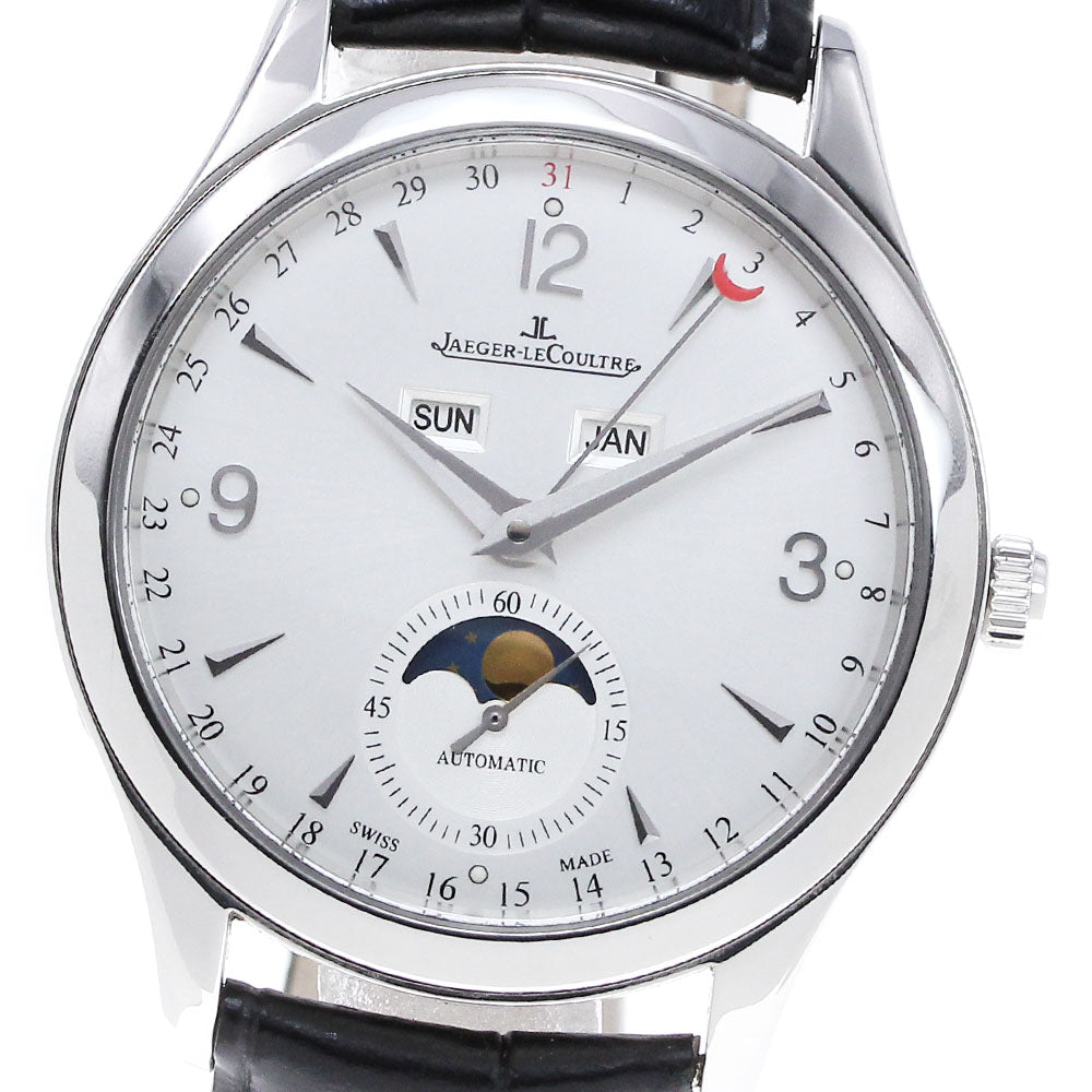 JAEGER-LECOULTRE Master calendar Q1558420/176.8.12.S Moon phase Triple calendar Silver Dial Automatic Men's Watch_839963