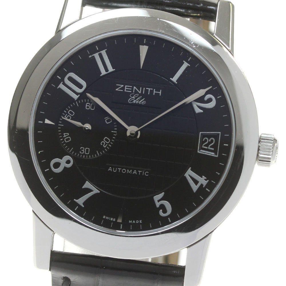 ZENITH Port Royale Elite 01/02.0451.680 Small seconds black Dial Automatic Men's Watch_839979
