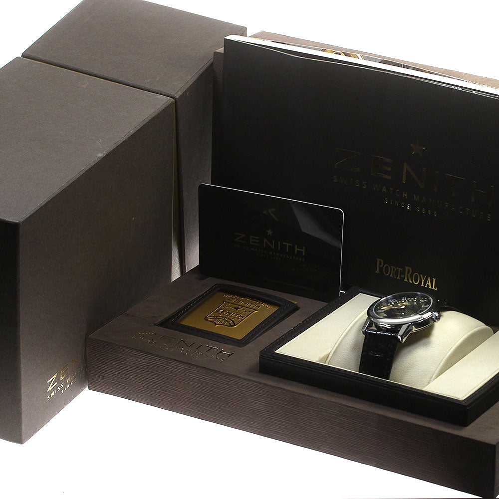 ZENITH Port Royale Elite 01/02.0451.680 Small seconds black Dial Automatic Men's Watch_839979