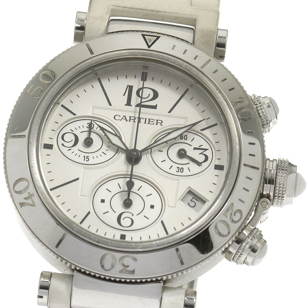 CARTIER Pacha Sea timer W3140005 Date Chronograph Quartz Boy's Watch_839989