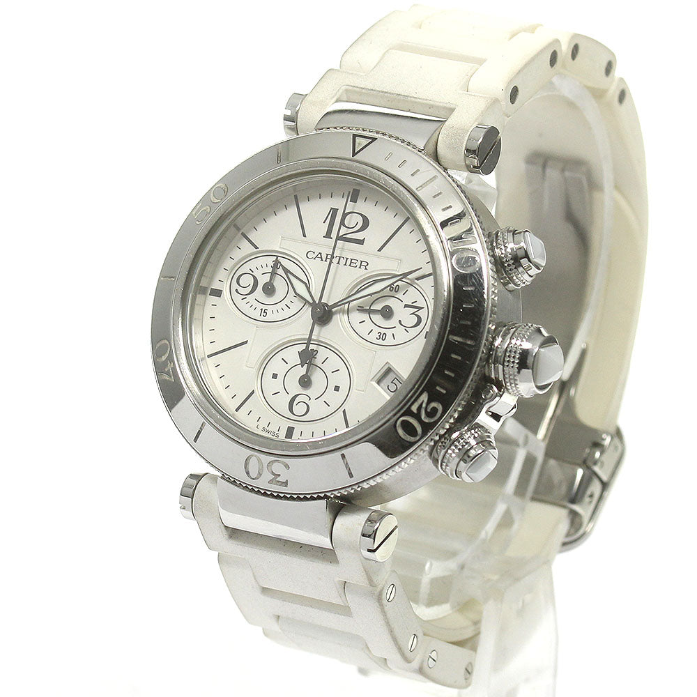 CARTIER Pacha Sea timer W3140005 Date Chronograph Quartz Boy's Watch_839989