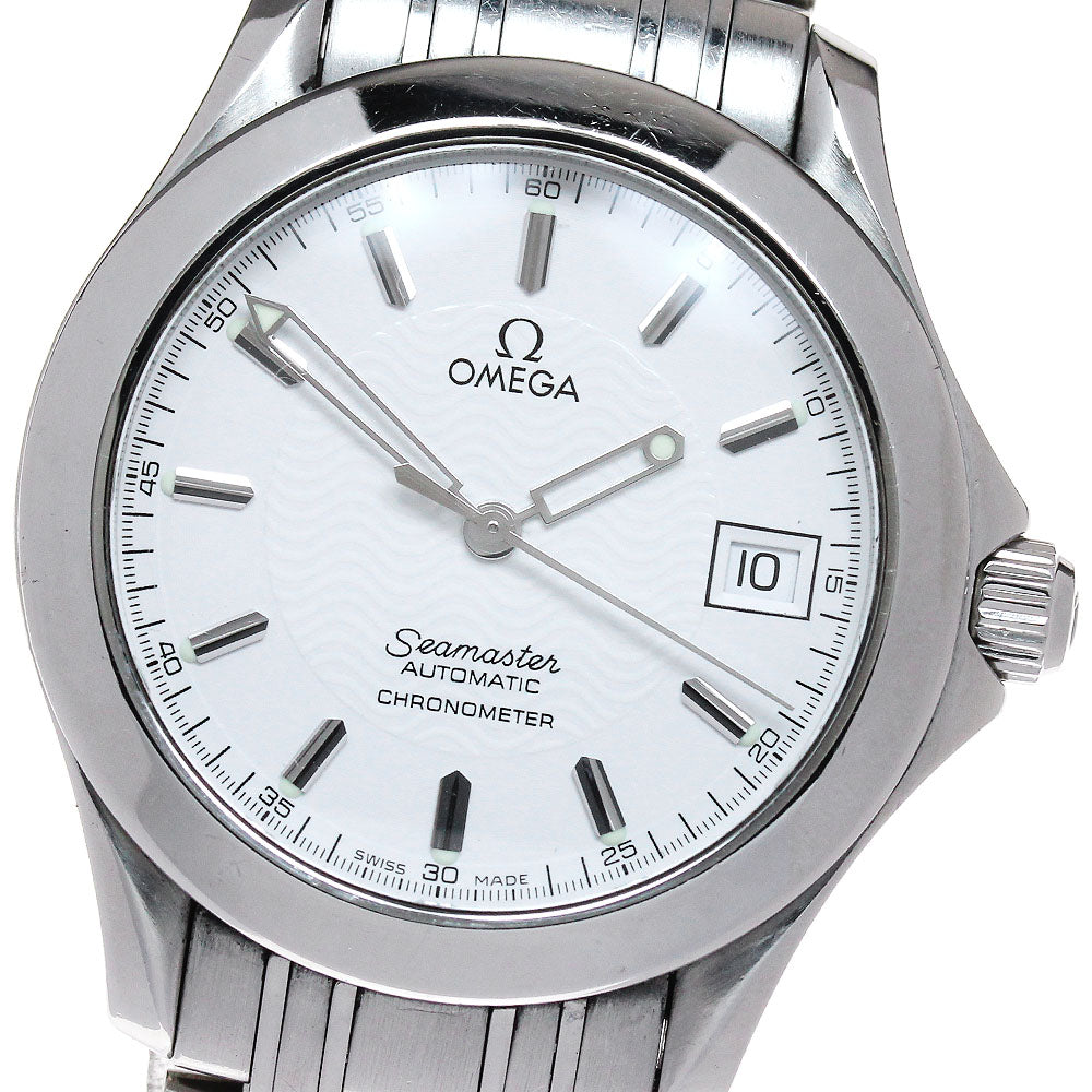 OMEGA Seamaster120 2501.21 Date white Dial Automatic Men's Watch_839993