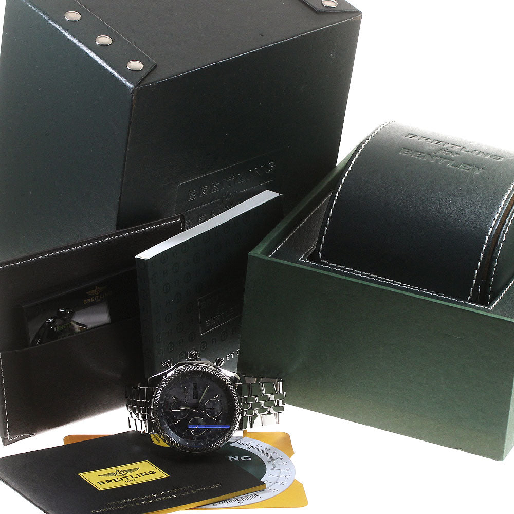 BREITLING Bentley GT Japan limited A13362 Chronograph Blue shell Dial Automatic Men's Watch_839997