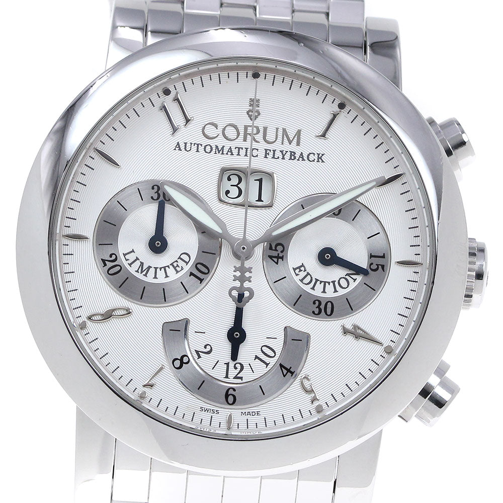 CORUM Flyback 996.201.20 Chronograph Silver Dial Automatic Men's Watch_840044