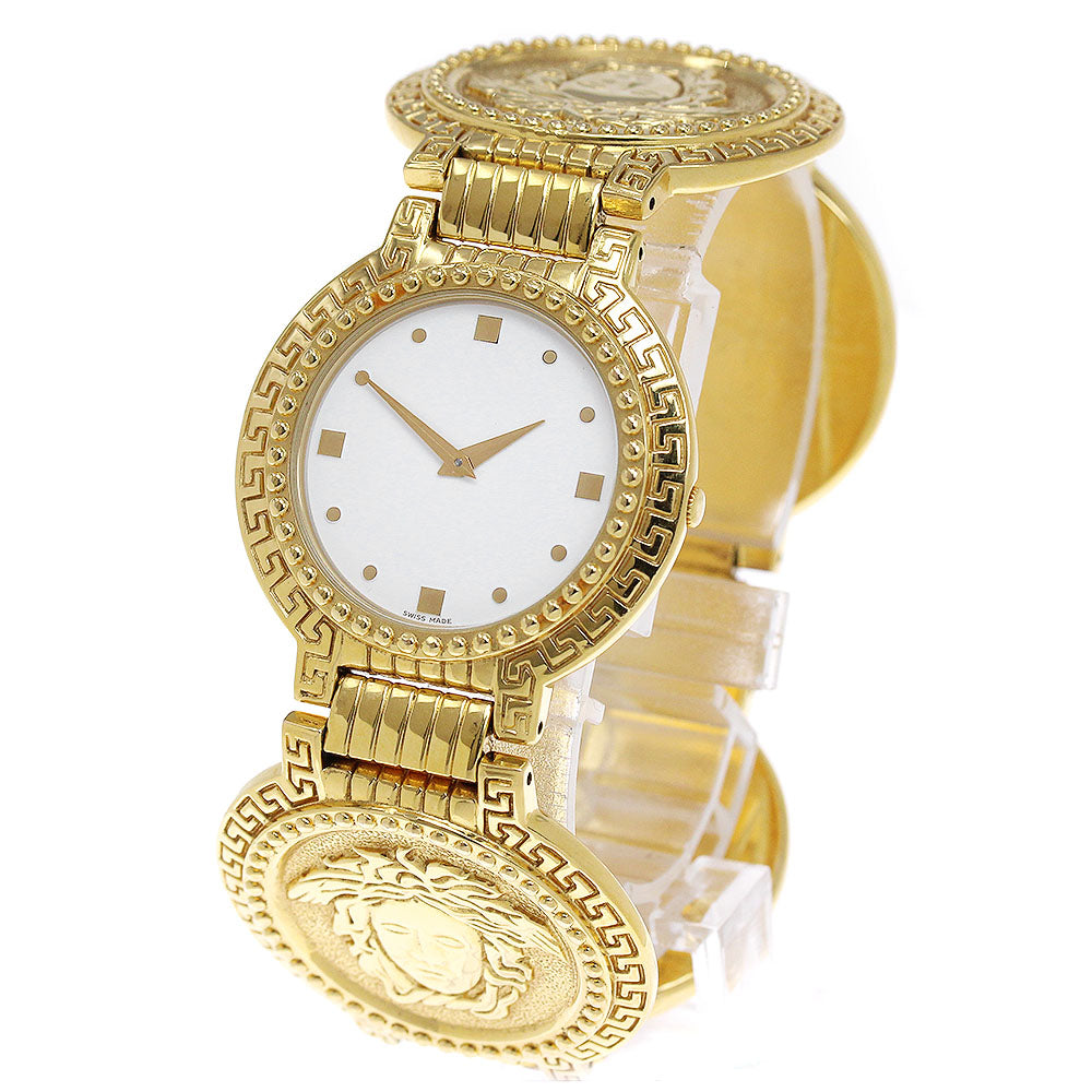 VERSACE Medusa 7008001 Coin watch white Dial Quartz Men's Watch_840056