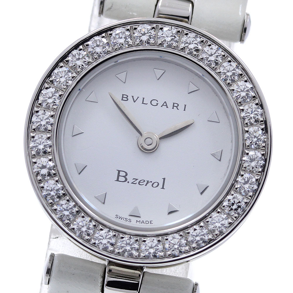 BVLGARI B-zero1 BZ22S Diamond Bezel white Dial Quartz Ladies Watch_840160