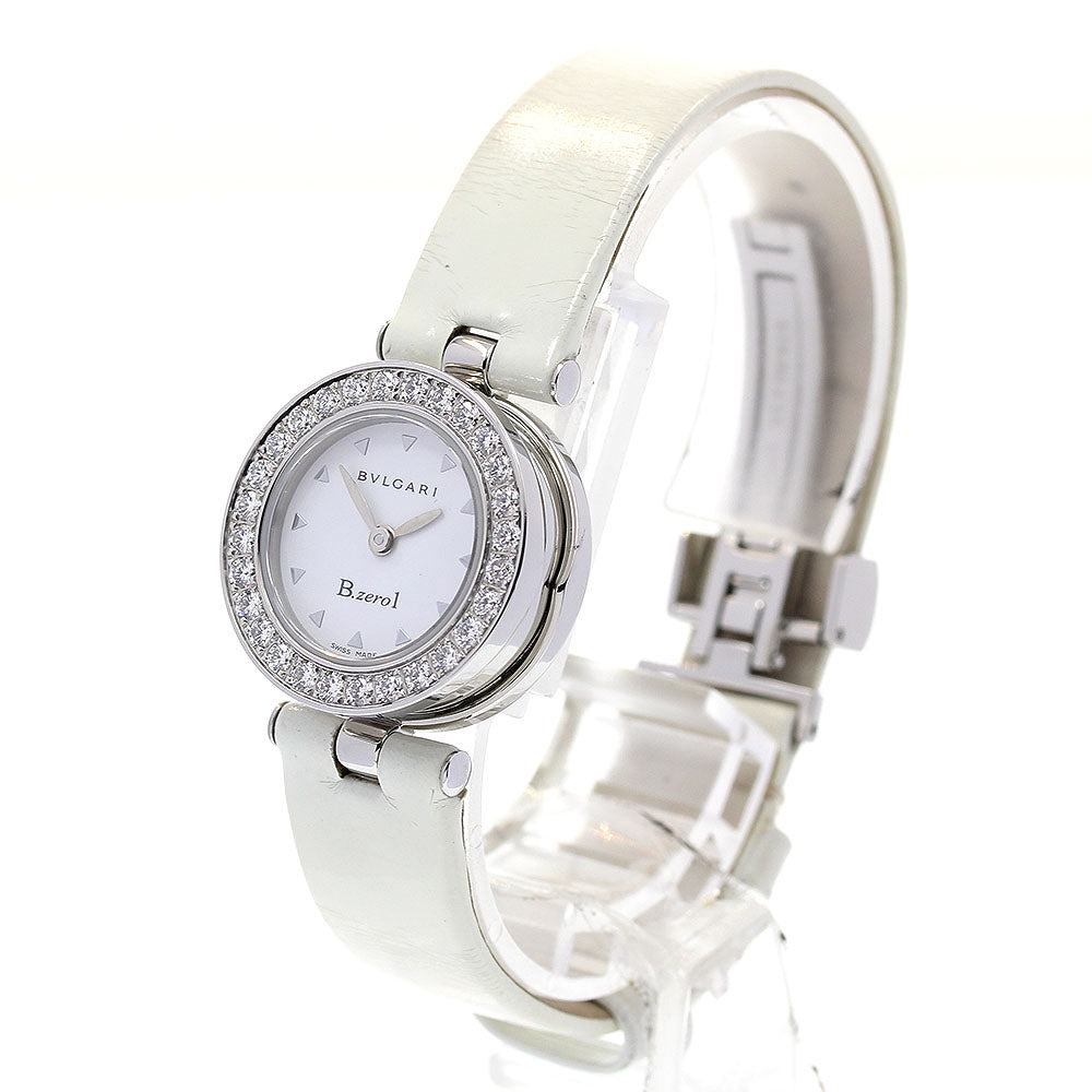 BVLGARI B-zero1 BZ22S Diamond Bezel white Dial Quartz Ladies Watch_840160