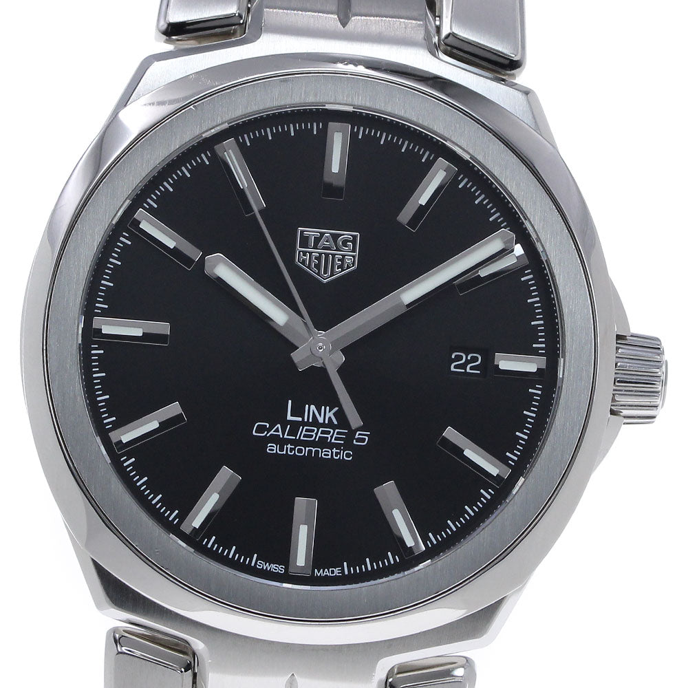 TAG HEUER Link caliber 5 WBC2110 Date black Dial Automatic Men's Watch_840181