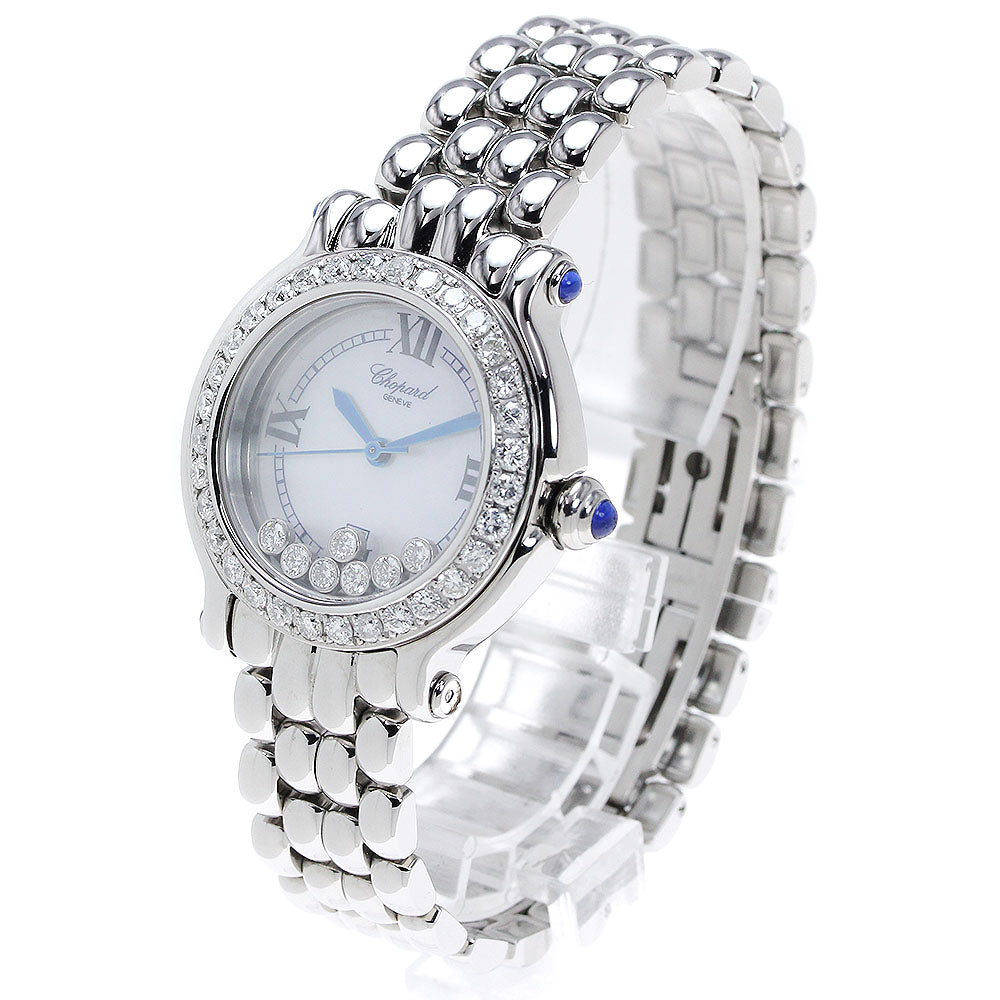 Chopard Happy sports After diamond bezel Blue shell Dial Quartz Ladies Watch_840187