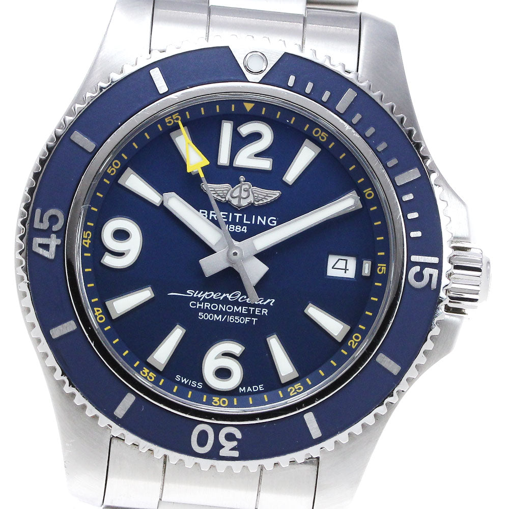 BREITLING Super Ocean 42 A17366 Date blue Dial Automatic Men's Watch_840199