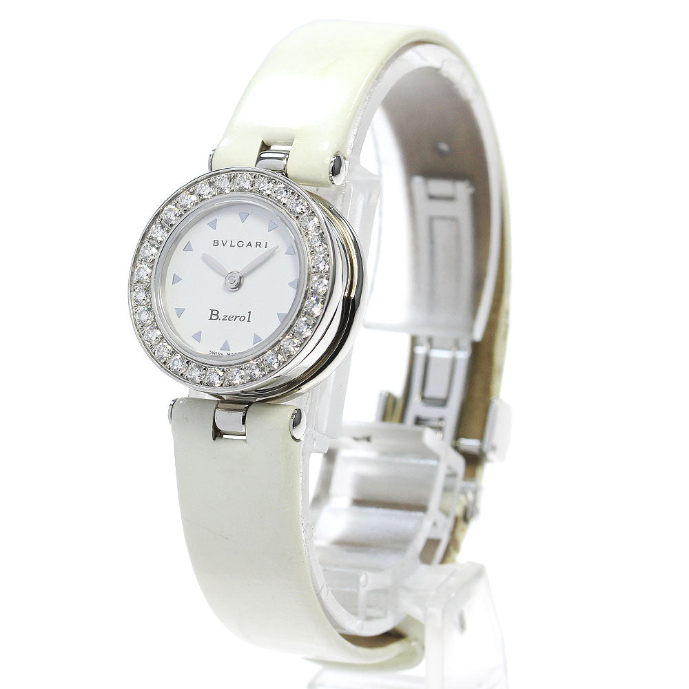 BVLGARI B-zero1 BZ22S Diamond Bezel white Dial Quartz Ladies Watch_840243