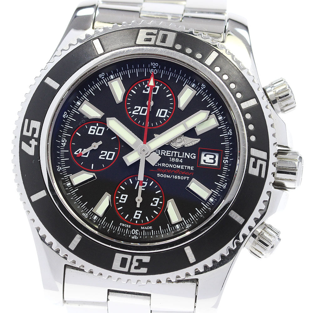 BREITLING Super Ocean A13341 Chronograph black Dial Automatic Men's Watch_840256
