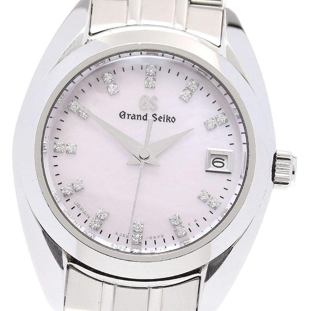 SEIKO Grand Seiko 4J52-0AC0/STGF277 Diamond Index Date Pink shell Dial Quartz Ladies Watch_840259