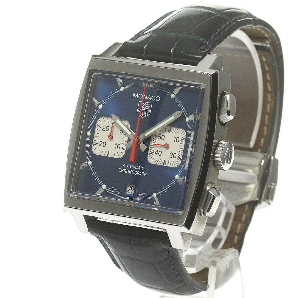 TAG HEUER Monaco CW2113 Chronograph blue Dial Automatic Men's Watch_840268