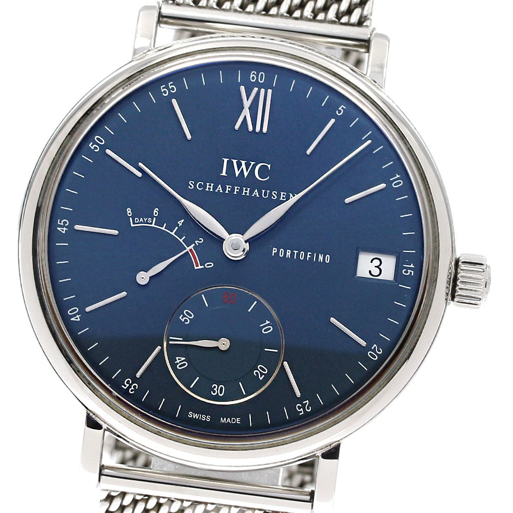 IWC SCHAFFHAUSEN Portofino Handwind Eight Days IW510116 Hand Winding Mens_840297