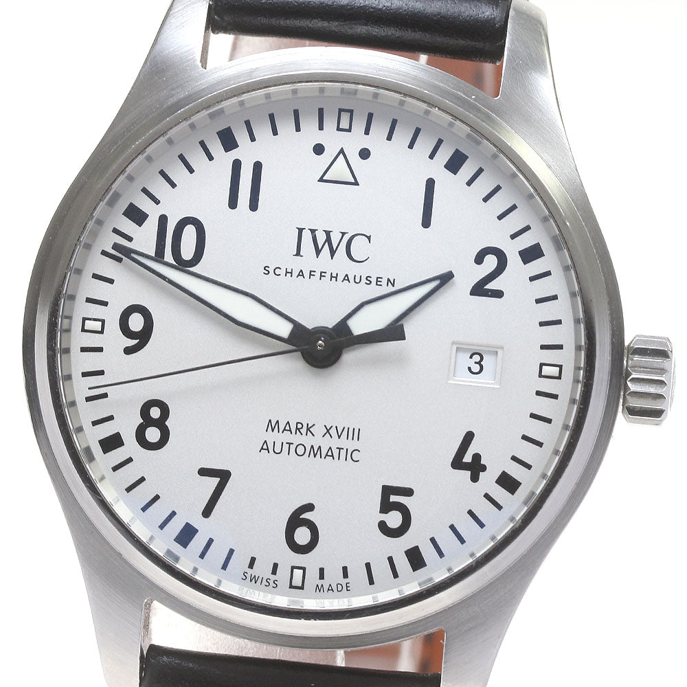 IWC Pilot watch mark XVIII IW327002 Date Silver Dial Automatic Men's_840323