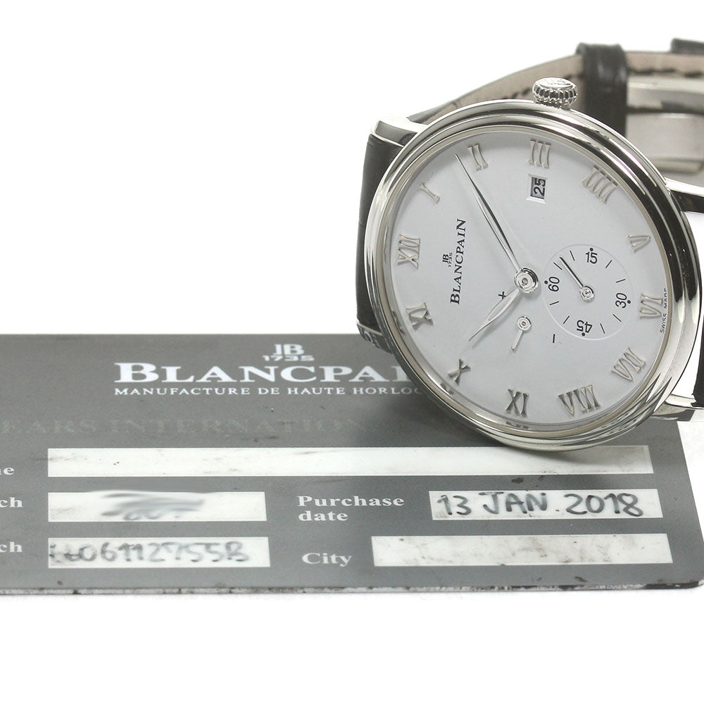 Blancpain Villeret Ultra Slim 6606-1127-55B white Dial Automatic Men's Watch_840351