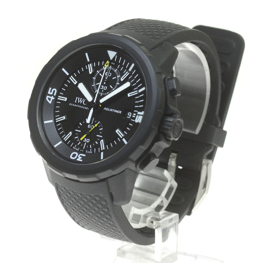 IWC SCHAFFHAUSEN Aquatimer Galapagos Island IW379502 Chronograph black Dial Automatic Men's Watch_840364