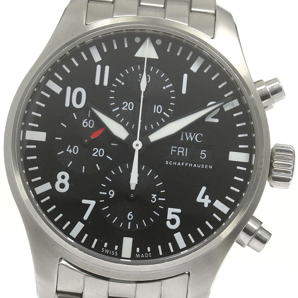 IWC SCHAFFHAUSEN Pilot watch IW377710 Chronograph Automatic Men's Watch_840366