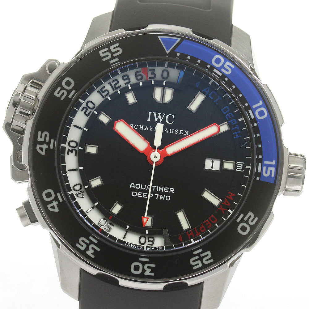 IWC SCHAFFHAUSEN Aquatimer Deep Two IW354702 Date Automatic Men's Watch_840373
